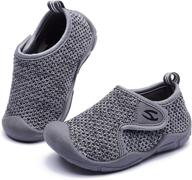 gubarun toddler sneakers lightweight breathable（grey boys' shoes ~ sneakers logo