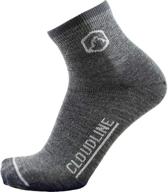 🧦 cloudline merino wool ultra light quarter crew socks: unmatched performance and comfort логотип