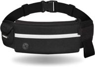 🏃 tagvo running waist pack – adjustable elastic strap for men & women | anti-bouncing sweat proof fanny pack | fitness sport belt with reflective patch | carry keys, cards, phones logo