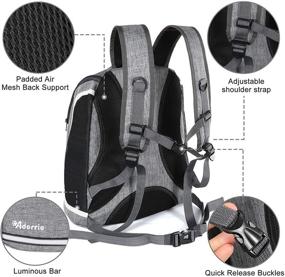 img 1 attached to Adorrie Dog Cat Backpack Carrier: Safer Multifunctional Pet 🐾 Carrier for Small Dogs and Cats in Hiking, Walking, and Travel