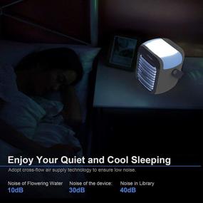 img 1 attached to 🌬️ Nertpow Portable Air Conditioner: Cool Personal Space, As Seen On TV - Ideal for Bedside, Office, and Study Room!