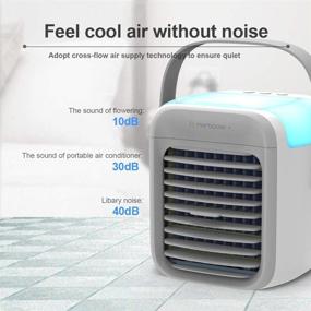 img 2 attached to 🌬️ Nertpow Portable Air Conditioner: Cool Personal Space, As Seen On TV - Ideal for Bedside, Office, and Study Room!