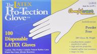 🧤 100-pack powder free large latex gloves - disposable & convenient logo