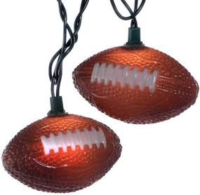 img 1 attached to ⚽ Kurt Adler UL1368 Football String Lights, Set of 10