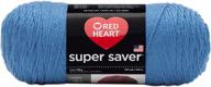 ❤️ пряжа высокого качества red heart super saver - delft blue3: идеально подходит для рукоделия и проектов логотип