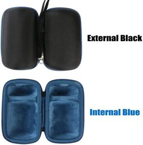 img 2 attached to Co2CREA Hard Travel Case Replacement For Sony SRS-XB12 SRS-XB13 Extra Bass Portable Bluetooth Speaker (Black Case Inside Blue)