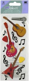 img 1 attached to Jolees Boutique Guitars Dimensional Stickers