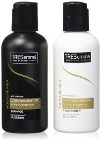 img 2 attached to 💦 TRESemme Moisture Rich Shampoo & Conditioner: 3 Fl. Oz. Travel Size Duo Set