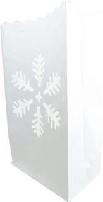 img 3 attached to CleverDelights White Luminary Bags Decorations Event & Party Supplies