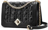 👜 myhozee small crossbody bags for women: quilted lightweight shoulder bag, fashionable leather purses, designer satchel handbags with enhanced seo logo