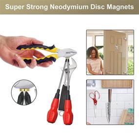 img 1 attached to Powerful Neodymium Magnets for Whiteboard and Refrigerator Use
