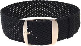 img 4 attached to Wrist Style Perlon Watch Strap