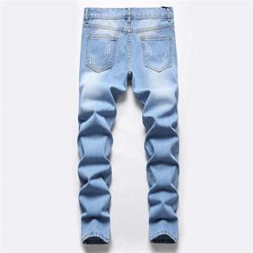 img 3 attached to 👖 Revamp Your Style with NEWSEE Skinny Distressed Stretch Fashion Boys' Jeans