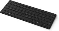 matte black microsoft 💻 designer compact keyboard: sleek and stylish logo