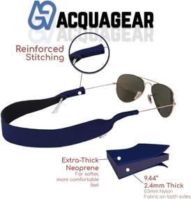 img 2 attached to Durable Neoprene Material Aquagear Sunglasses: Ultimate Protection and Long-lasting Style