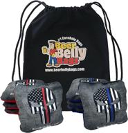 🍺 beer belly bags official pro style cornhole bags for performance play – full regulation size, resin filled 16 oz – set of 8 with carrying tote – handcrafted in the usa логотип