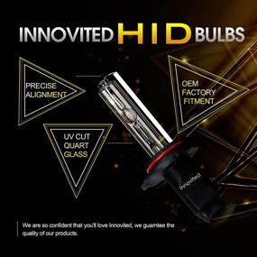 img 3 attached to 🔆 Innovited HID Xenon H11 H9 H8 6000K Replacement Bulbs: Diamond White Brilliance - 1 Pair