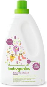 img 4 attached to 🌼 Babyganics 3X Baby Laundry Detergent, Lavender, 60 Fl Oz (Pack of 1): Safe and Gentle Cleaning for Your Baby's Delicate Clothes
