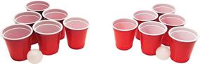 img 1 attached to 🍺 Black Duck Brand Mini Beer Pong Game Set - Set of 2 Shot Pong Games!