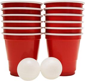 img 2 attached to 🍺 Black Duck Brand Mini Beer Pong Game Set - Set of 2 Shot Pong Games!