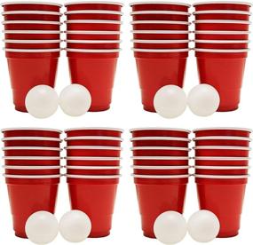 img 3 attached to 🍺 Black Duck Brand Mini Beer Pong Game Set - Set of 2 Shot Pong Games!