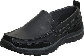 img 4 attached to Skechers Relaxed Memory Superior Gains Men's Shoes in Loafers & Slip-Ons