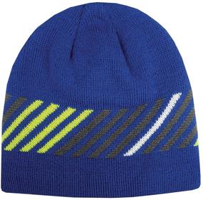 img 1 attached to 🧢 Igloos Boys' Diagonal Beanie with Cozy Fleece Lining: Stay Warm in Style!