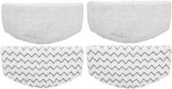 🧽 itidyhome 4 pack replacement pads for bissell powerfresh steam cleaner 1940 1440 1806 series mop - compare to part # 5938 & 203-2633 (4 pack) логотип