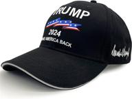 🎩 donald trump 2024 hat - take america back! maga embroidered baseball cap - adjustable unisex dad hat for president logo