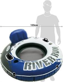 img 1 attached to Intex River Lounge Inflatable – Enhanced Diameter for Optimum Comfort and Durability