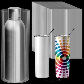 img 4 attached to Sublimation Sleeves Transfer Tumblers Transparent