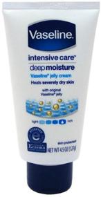 img 1 attached to 💧 Vaseline Petroleum Jelly Cream Deep Moisture 4.50 oz (Pack of 8): Ultimate Skin Hydration from Trusted Brand