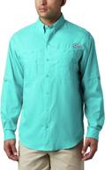 columbia men's pfg tamiami ii upf 40 long sleeve fishing shirt - high-performance for fishing enthusiasts logo