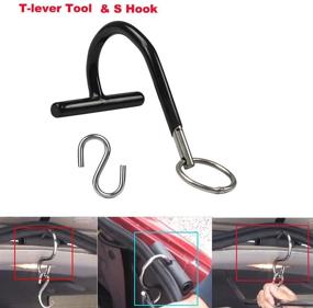 img 3 attached to 🔧 Hail Rod Hanger W/S-Hook T-Lever Holder Tool for Paintless Dent Removal - Enhance Your Paintless Dent Repair Process with Efficient Leverage Tool