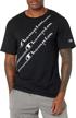 champion classic graphic sleeve navy 586589 men's clothing for shirts logo