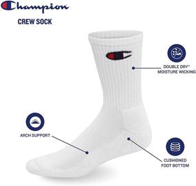 img 1 attached to Champion Women Double 6 Pair Socks