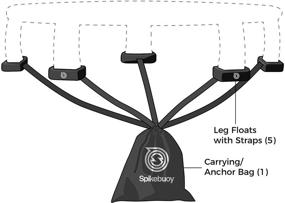 img 3 attached to Spikeball Spikebuoy Water Accessory - Pool and Beach Play - Compatible with Standard and Pro Sets - Includes Leg Floats and Anchor Bag for Improved SEO.