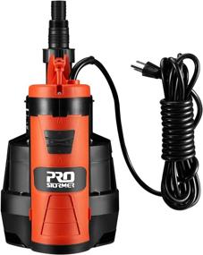img 4 attached to 💦 Prostormer 2110GPH 1/2HP Submersible Clean/Dirty Water Sump Pump with Float Switch for Pool, Pond, Garden, Flooded Cellar, Aquarium, and Irrigation