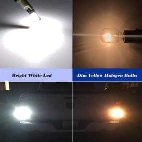 img 2 attached to 🔆 Upgraded 4PCS 921 T15 912 W16W LED Reverse Lights - Error Free 904 Led 921 Bulbs with 45SMD-4014 Chipsets | Latest 912 921 906 LED Car Bulbs for Car Truck Backup Reverse Lights - 1500 Lumens, 6500K White