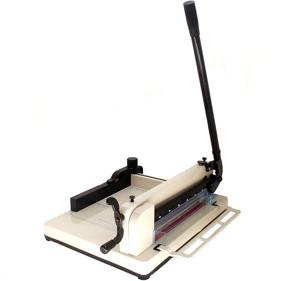 img 1 attached to 🗂️ HFS (R) Heavy Duty Guillotine Paper Cutter - 12'' (12 Inch Paper Cutter)