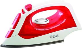 img 4 attached to 🔴 Red Commercial Care Steam Iron, 1200 Watts