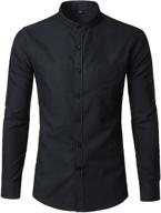 👔 stylish and trendy whatlees mandarin collar sleeve men's shirts - hipster clothing at its best! logo