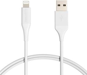 img 4 attached to 📱 Кабель зарядки Amazon Basics MFi Certified 6-Ft для iPhone, ABS USB-A к Lightning, для Apple iPhone/iPad, белый - 10 000 изгибов в жизни.