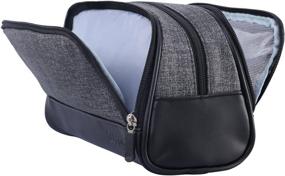 img 1 attached to 🧳 Waterproof Toiletry Organizer for Travel: Cosmetic Accessories & Other Travel Essentials