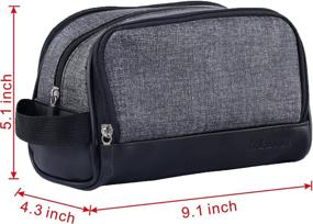 img 2 attached to 🧳 Waterproof Toiletry Organizer for Travel: Cosmetic Accessories & Other Travel Essentials