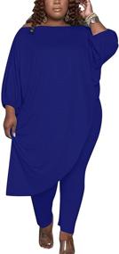 img 4 attached to Black Plus Piece Outfits Women Women's Clothing in Jumpsuits, Rompers & Overalls