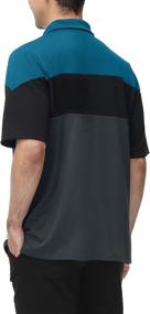 img 3 attached to Sleeve Shirts Athletic Collared Charcoal Sports & Fitness in Australian Rules Football