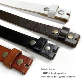 img 2 attached to 👩 BS 100 Womens Vintage Style Leather Belts - Ideal Men's Accessories