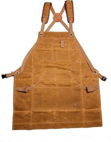 img 3 attached to Messertech Heavy Waxed Canvas Apron