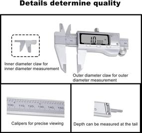 img 1 attached to COMOPEZ Micrometer Electronic Woodworking Millimeter